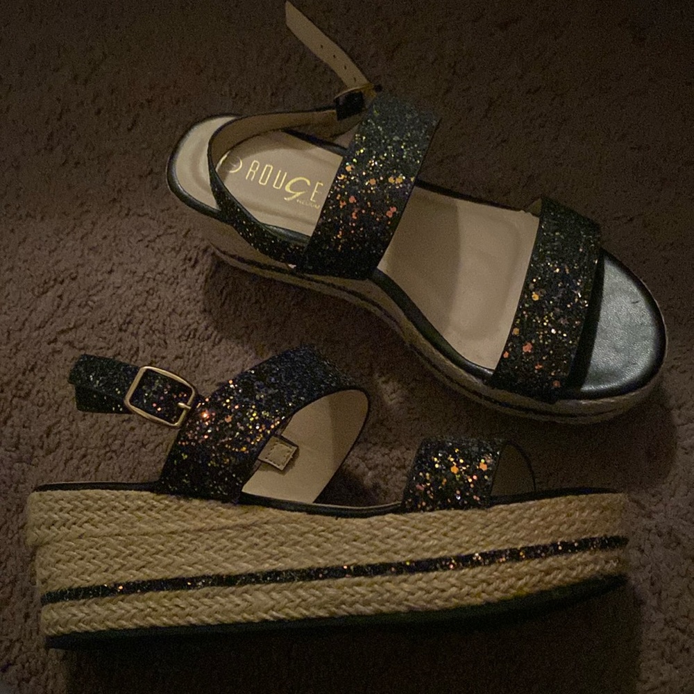 Sparkly Wedges